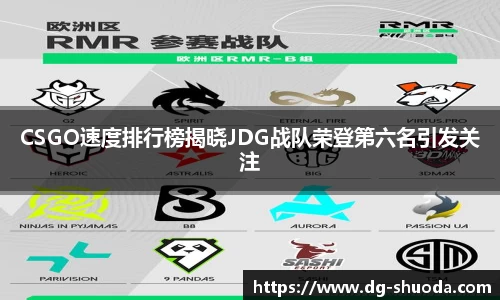 CSGO速度排行榜揭晓JDG战队荣登第六名引发关注